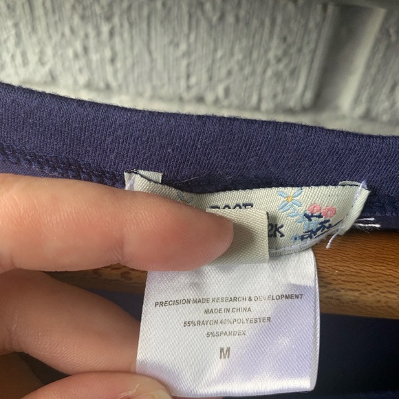 Poof! New York Navy Blue T-shirt Scoop Neck Dress - Picture 7 of 7